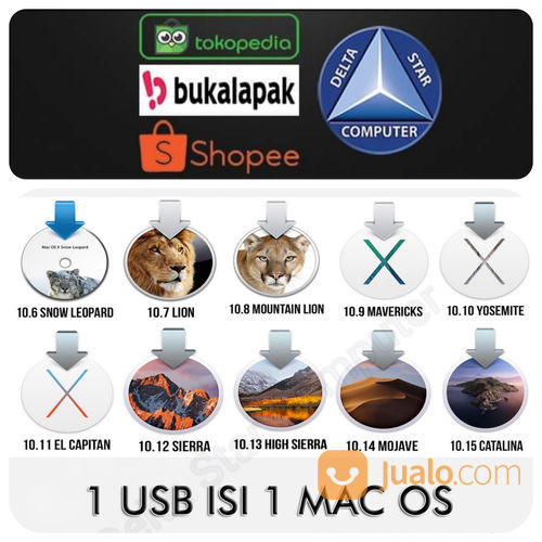 Installer Bootable USB Flashdisk Mac OS Macbook