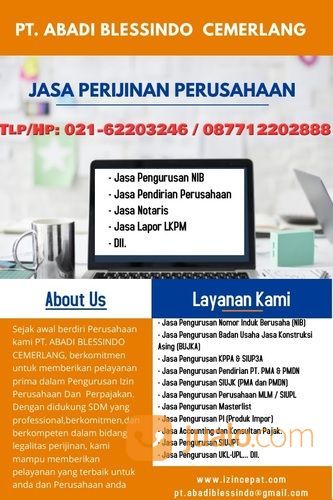 Jasa Perijinan & Notaris PPAT(Bekasi)PT.ABADI BLESSINDO CEMERLANG