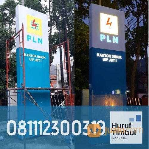 Pylon Sign PLN, Totem PLN Padang