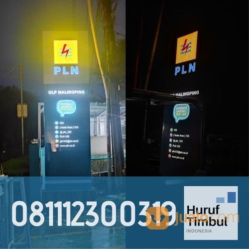 Pylon Sign PLN, Totem PLN Padang