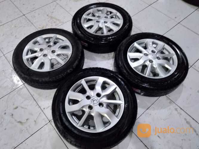 Velg Mobil Bekas OEMNEW BRIO Ring 14 Hole 4X100 Plus Ban Dunlop