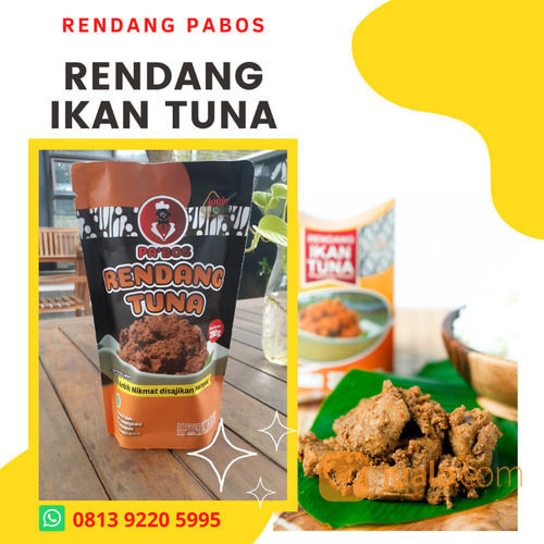 Rendang Ikan Tuna Pa'Bos Kemasan Pouch 200 Gr