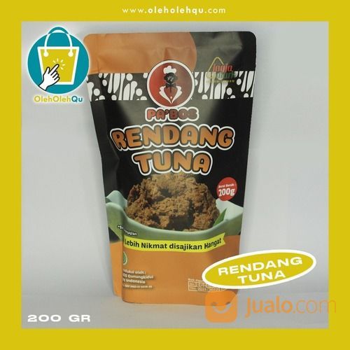 Rendang Ikan Tuna Pa'Bos Kemasan Pouch 200 Gr