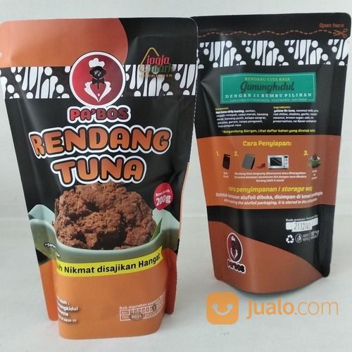 Rendang Ikan Tuna Pa'Bos Kemasan Pouch 200 Gr