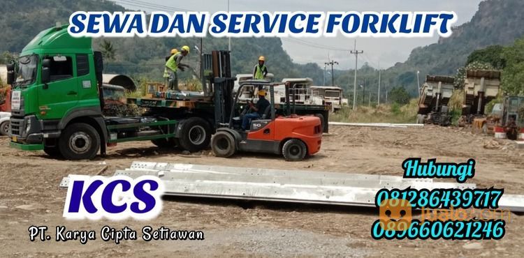 SEWA DAN SERVICE FORKLIFT ADIWERNA-TEGAL PT.KCS