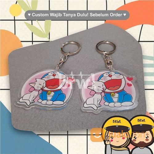 Gantungan Kunci Akrilik Grosir Anime BTS Custom Luasan 15cm Murah