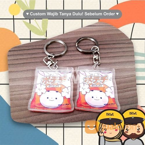 Gantungan Kunci Akrilik Grosir Anime BTS Custom Luasan 15cm Murah