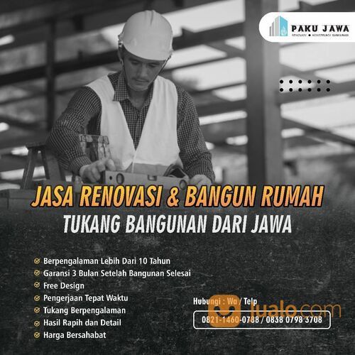Jasa Tukang Bangunan Untuk Renovasi Atau Bangun Rumah (30116170) di Kota Jakarta Selatan