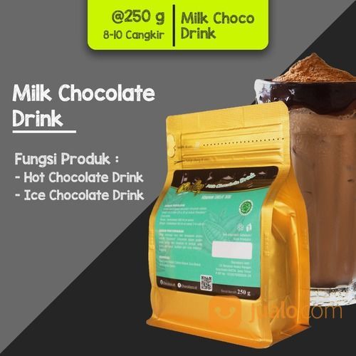 COKLAT SUSU BUBUK ENAK HARGA MURAH MALANG - CHOCOLAZO MILK CHOCOLATE