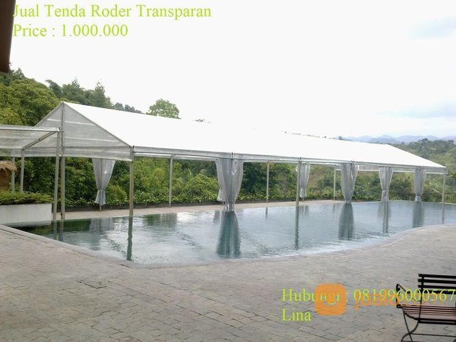 TENDA TRANSPARAN MURAH BENTANGAN 10 | TANJUNG BALAI