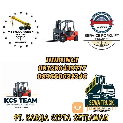 SEWA DAN SERVICE FORKLIFT MARGASARI - TEGAL PT.KCS