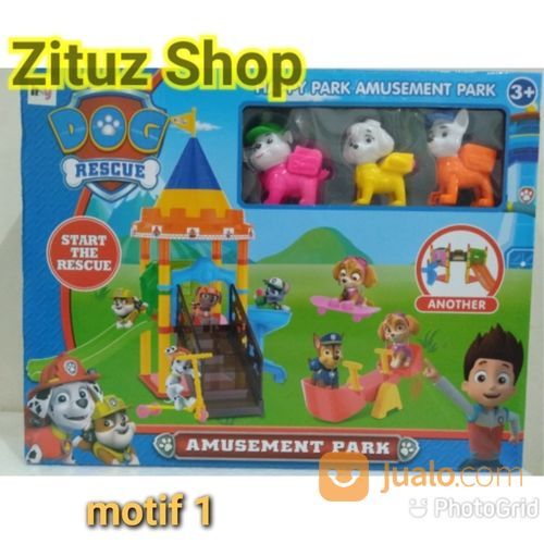 mainan paw patrol set