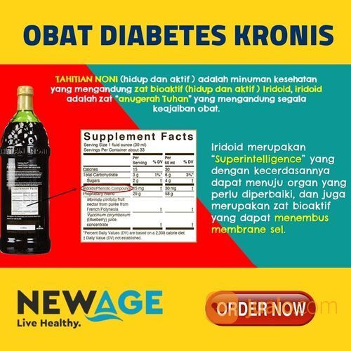 Obat Diabetes Kronis Paling Ampuh 100% Alami Dan Teruji Secara Klinis