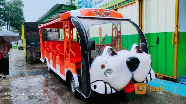 Kereta Mini Wisata Karakter Nemo, Dolphin, Dog, Kucing, Doraemon, Panda, Dll.