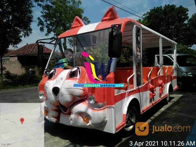 Kereta Mini Wisata Karakter Nemo, Dolphin, Dog, Kucing, Doraemon, Panda, Dll.