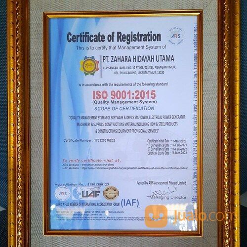Jasa Sertifikasi ISO 14001 Termurah