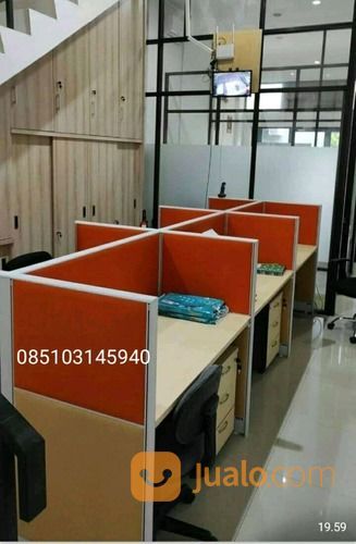 Workstation Meja Kantor Uno