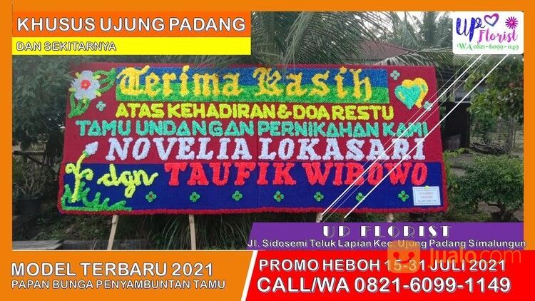 MODEL TERBARU Call 0821-6099-1149 PAPAN BUNGA PENYAMBUTAN TAMU