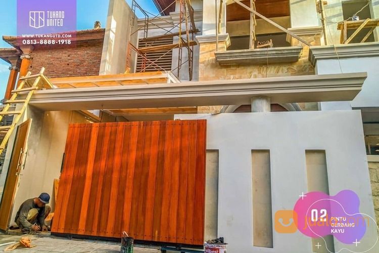 PINTU GERBANG KAYU MINIMALIS TABANAN BALI