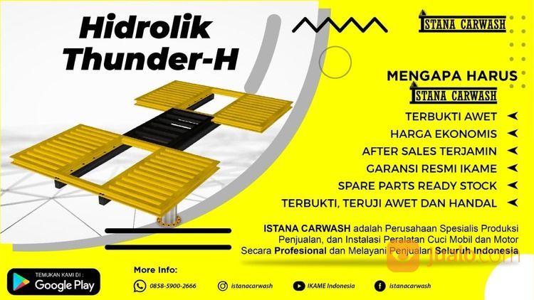 Beli Hidrolik Cuci MObil Di Istana Carwash Cab Surabaya Dan Malang Gratis Bahan Instalasi