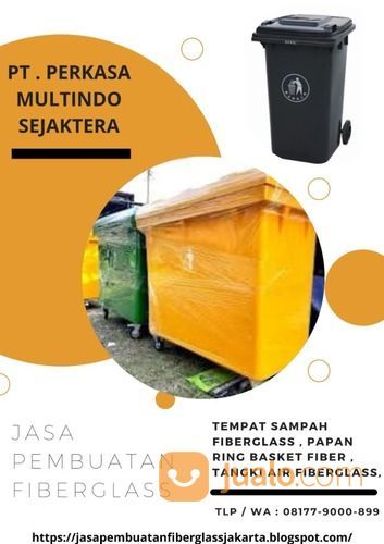 JASA PEMBUATAN TEMPAT SAMPAH FIBERGLASS JAKARTA BARAT