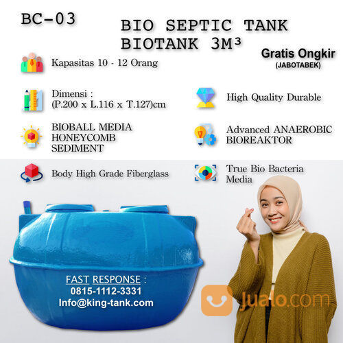 Septic Tank BIOTANK BIO 3000 Liter / 3m3