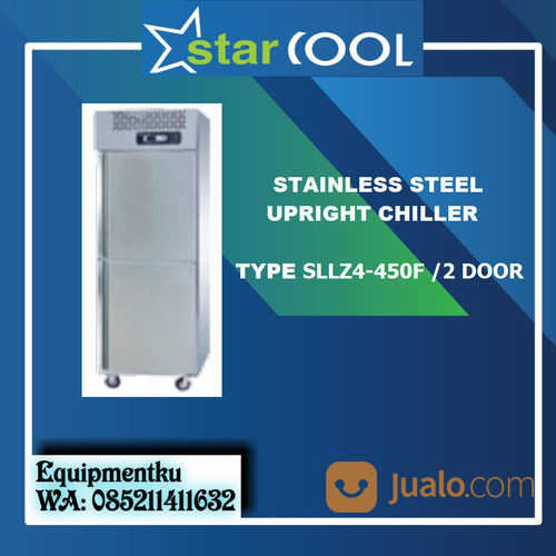 STARCOOL STAINLESS STEEL UPRIGHT CHILLER TYPE SLLZ4-450F /2 DOOR