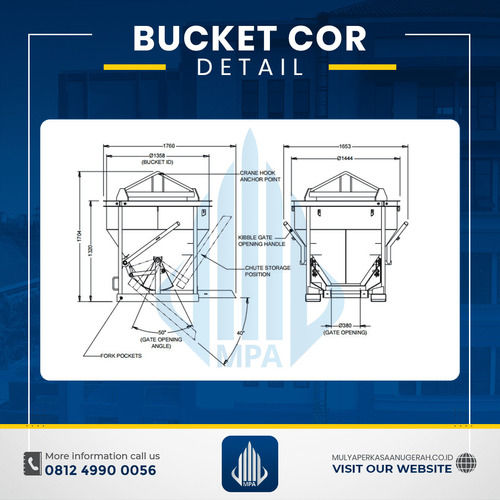 SEWA / RENTAL Bucket Cor 0,8m3 Area Lombok