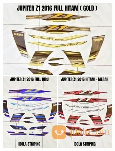 Striping Jupiter Z1 2016 Full Biru di Kota Jambi, Jambi | Jualo.com