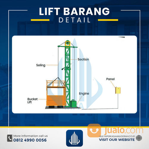 Rental / Sewa Lift Barang, Lift Material 1-4 Ton Malaka, NTT