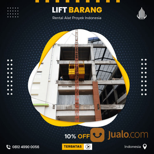 Rental / Sewa Lift Barang, Lift Material 1-4 Ton Banggai Kepulauan