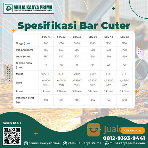 Sewa Bar Cutter Banggai / Sewa Bar Cutting Kab. Banggai Laut