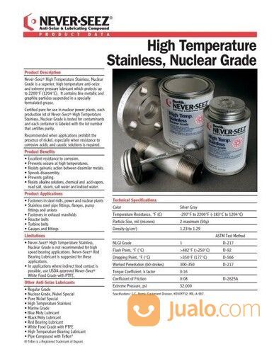 Bostik Never Seez Stainless Anti Seize Lubricating,Pelumas Gemuk