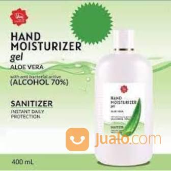 VIVA HAND SANITIZER MOISTURIZER GEL ALCOHOL 70% ALOE VERA 400 ML