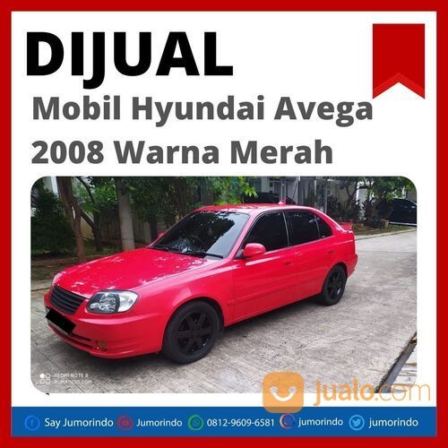 Murah Mobil Hyundai Avega 2008 Warna Merah