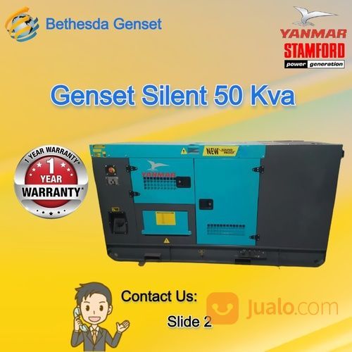 Genset Yanmar 50 Kva Silent Type