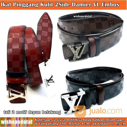 Jual ASLI Tali Pinggang LV Super premium Kulit impor ikat belt