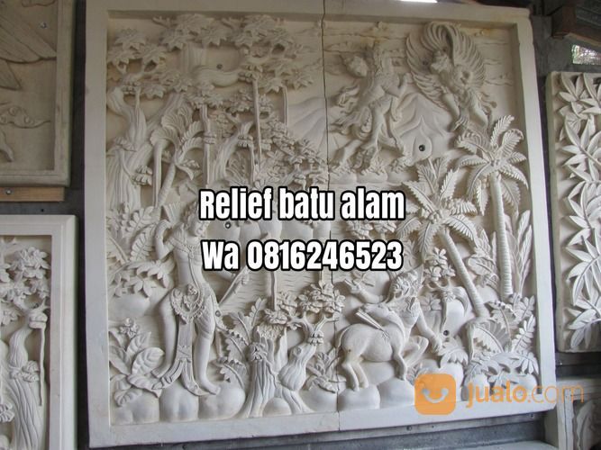 Ukiran Batu Alam Dekorasi Dinding Berbagai Motif Ukuran Abadistonejogja@Gmail.Com