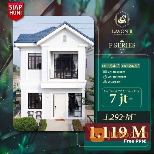 RUMAH MEWAH BARU SIAP HUNI DI CIKUPA TANGERANG LAVON SWANCITY