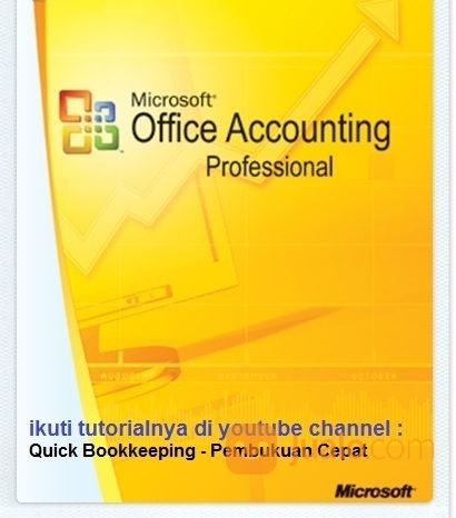 Software/ Program Akuntansi / Pembukuan Microsoft Office Accounting Professional