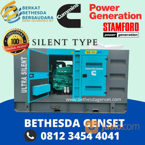 READY STOCK GENSET CUMMINS 100 KVA SILENT STAMFORD