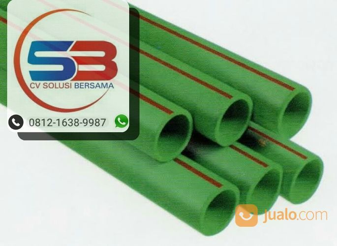 Pipa PPR Rucika Kelen Green PN 10 Ukuran 1/2 Inch 50 Batang di Kab