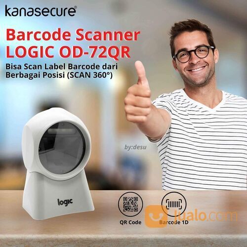Barcode Scanner LOGIC OD-72QR Bisa Scan Faktur Pajak