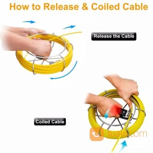 Camera Borescope Kable 20 Mtr Camera 7 Inch 20m Cable 23mm Camera Head