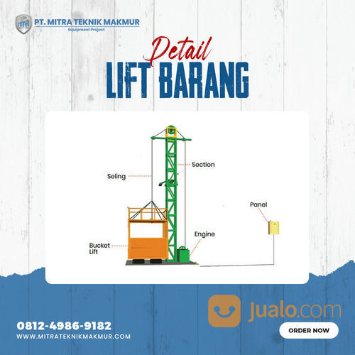 Rental / Sewa Lift Barang, Lift Material, Profesional Hoist Area Probolinggo