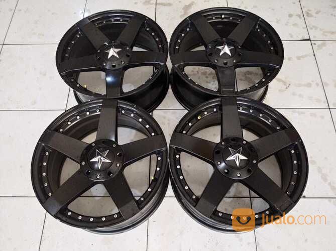 Velg Mobil 2nd Rockstar R17X7,5 Hole 8X100-114 Avanza Livina Jazz Mobilio