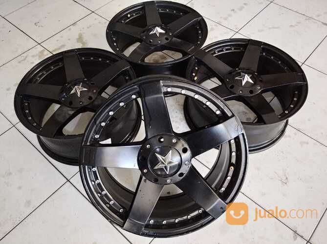 Velg Mobil 2nd Rockstar R17X7,5 Hole 8X100-114 Avanza Livina Jazz Mobilio