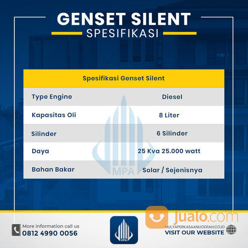 Sewa Genset Silent Gunungsitoli