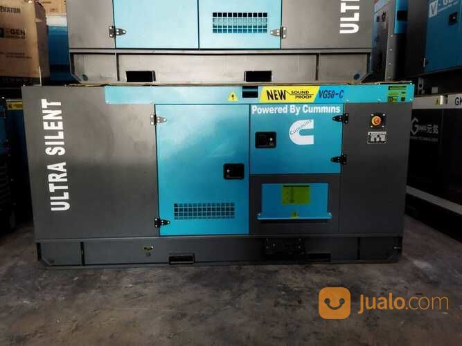 GENSET SILENT CUMMINS 50 KVA READY STOK