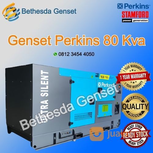 Sale Genset Perkins 80 Kva Stamford Silent